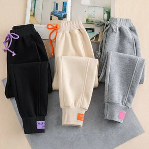 New Gray women Sweatpants Autumn Winter  Baggy Streetwear Oversize Sports Pants Black winter thick Joggers Streetwear Trousers - Luxlife Brands