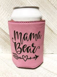 Engraved Beverage Koozie Holder- Mama Bear Teal Blue – Ramblin' Rose  Mercantile