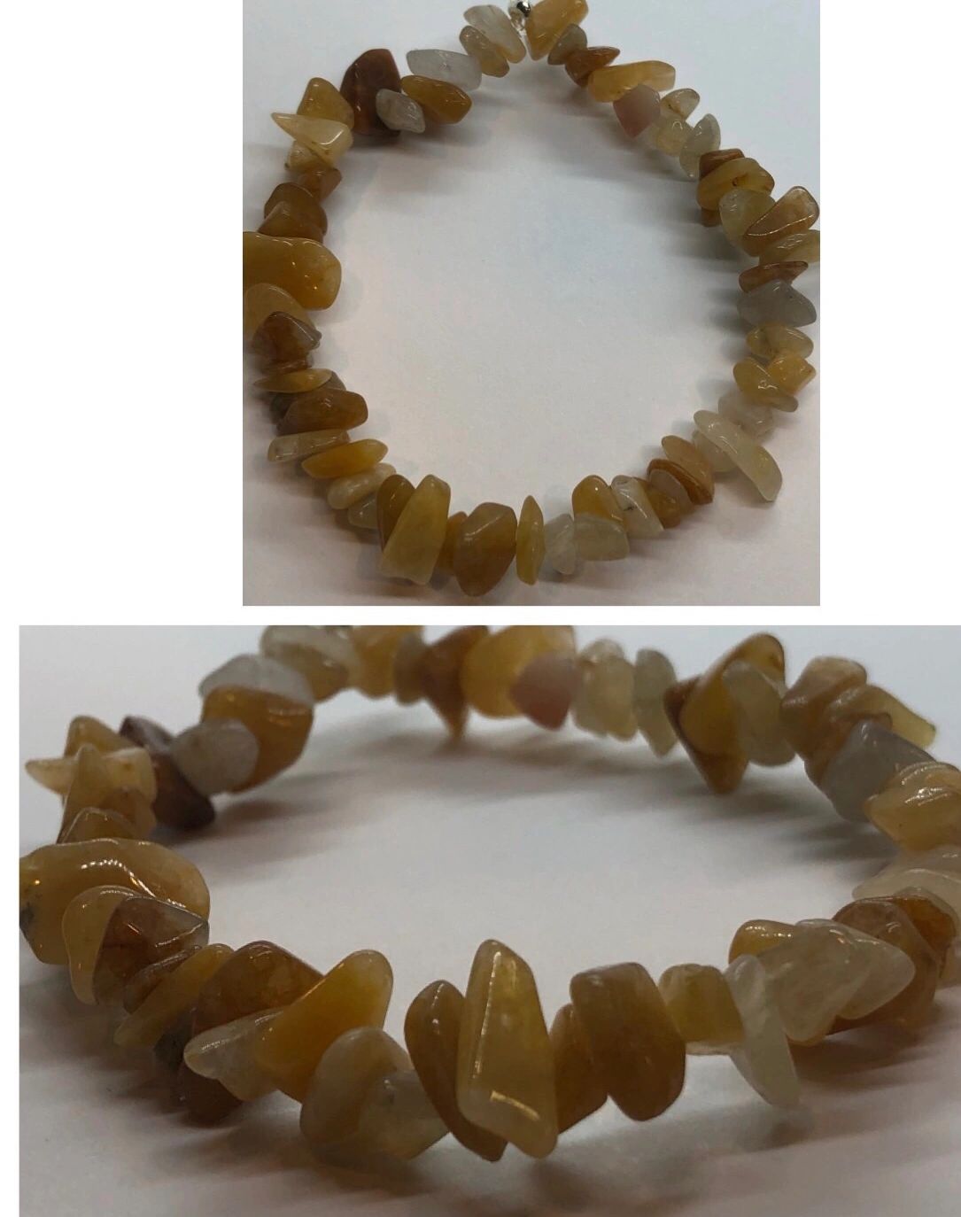 yellow jasper bracelet