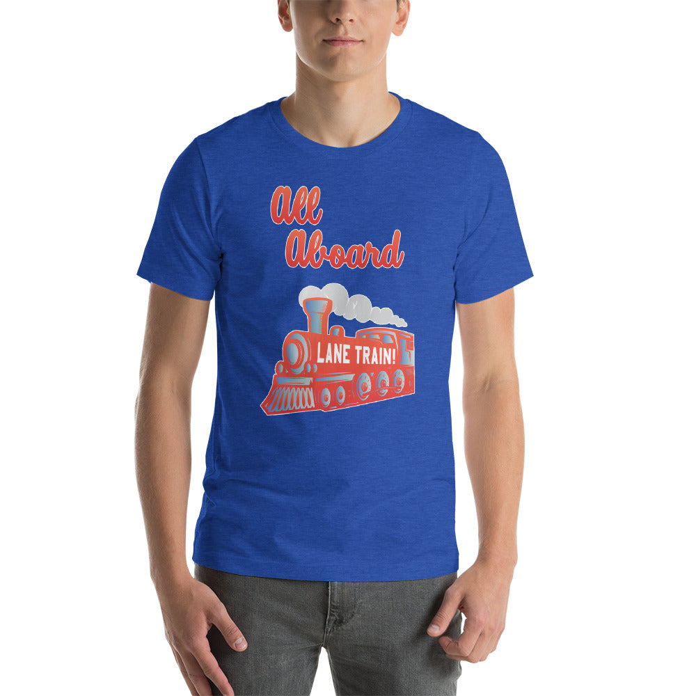 Lane Train Ole Miss All Aboard Unisex T-Shirt – Larry Brown Sports