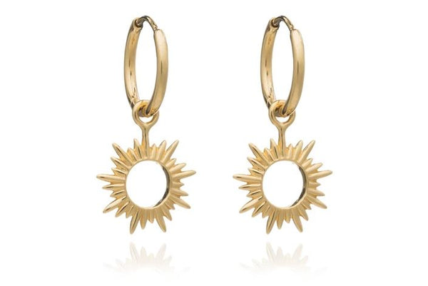  Rachel Jackson London Eternal Sun Mini Hoop Earrings - Gold £55.00