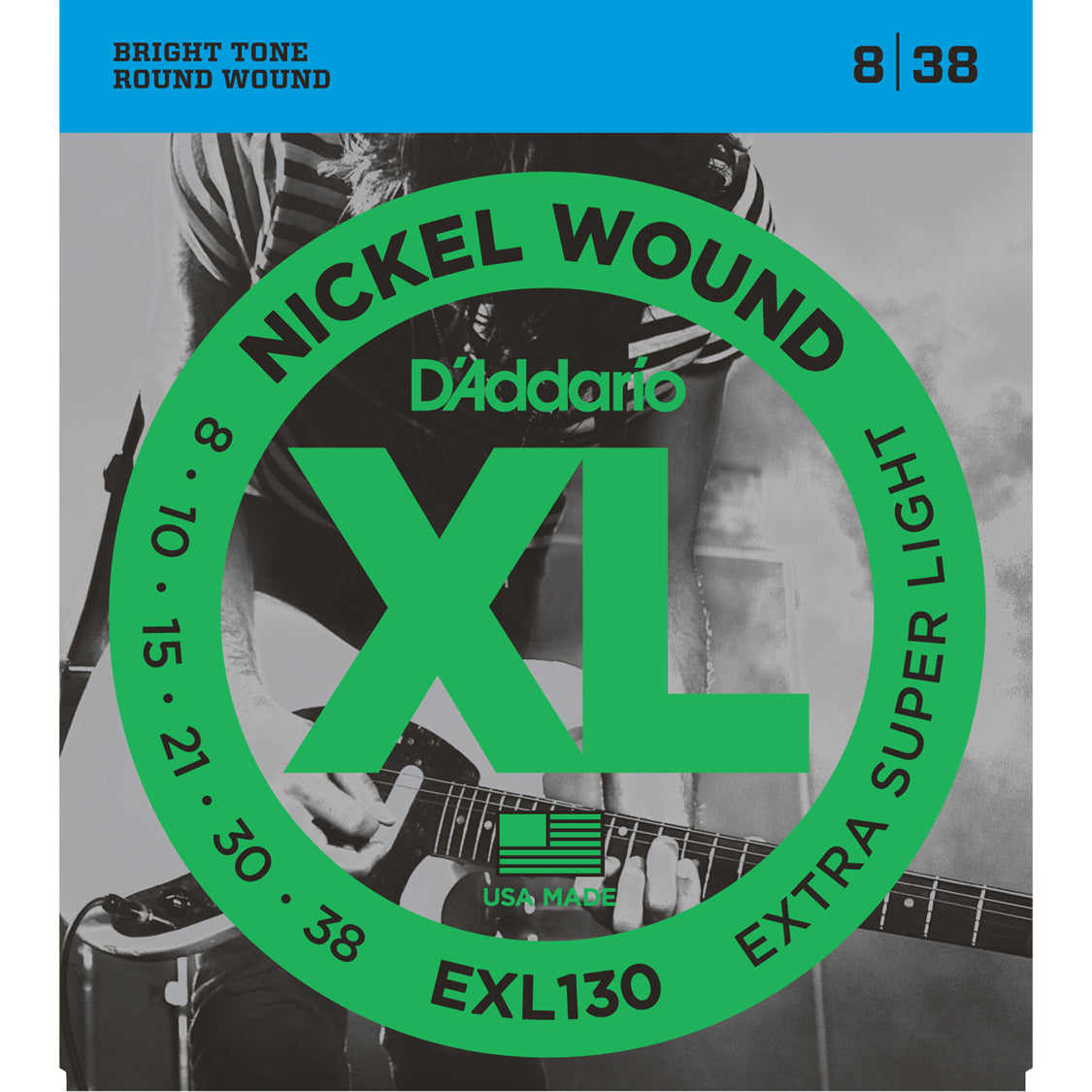 D'Addario Double Ball End Steinberger Electric Guitar Strings ESXL120 Super  Light 9-42