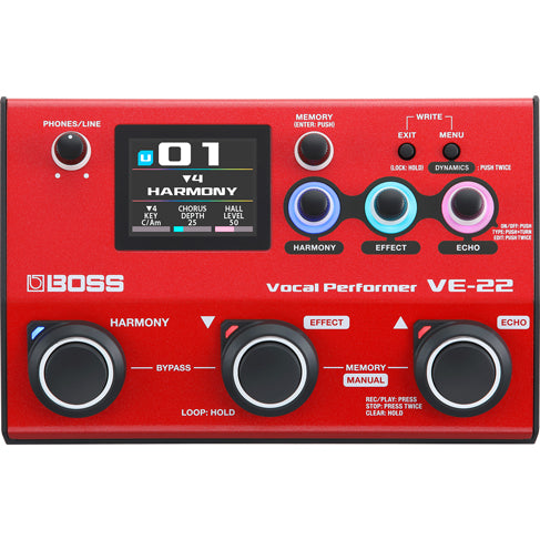 Boss VE-2 Vocal Harmonist - Guitarworks