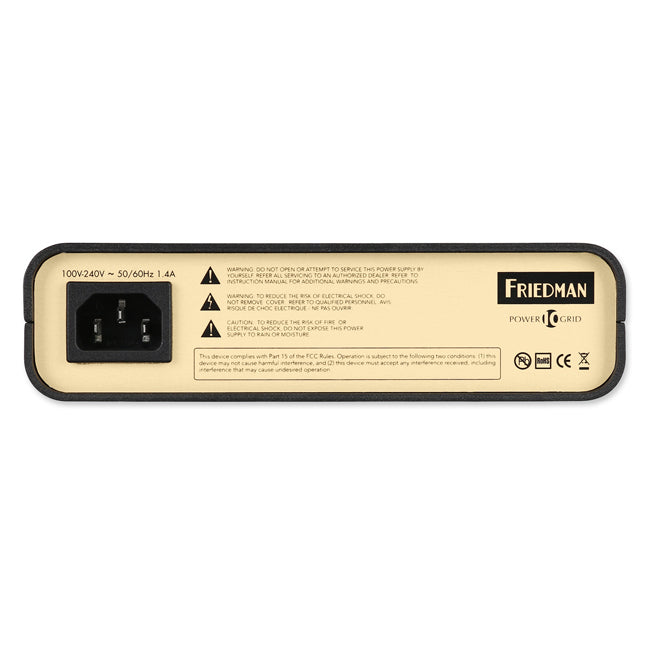 Friedman Tour Pro 1524 Platinum Pedal Board Bundle w/ Power Grid