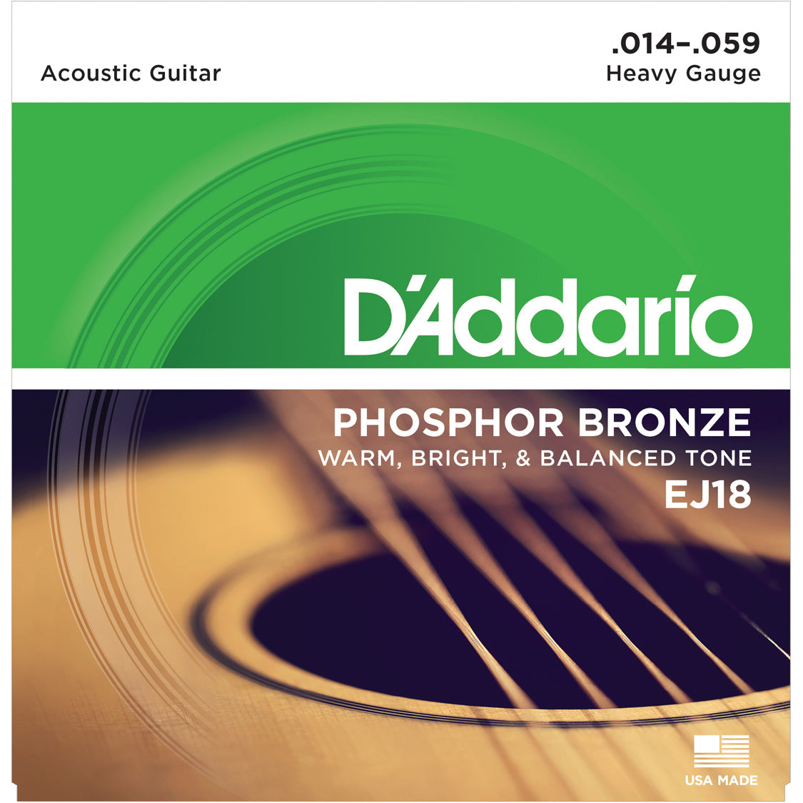 D'Addario EJ16 Phosphor Bronze Light 12-53 - Guitarworks