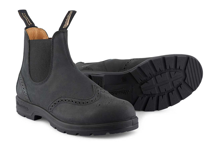 blundstone black leather