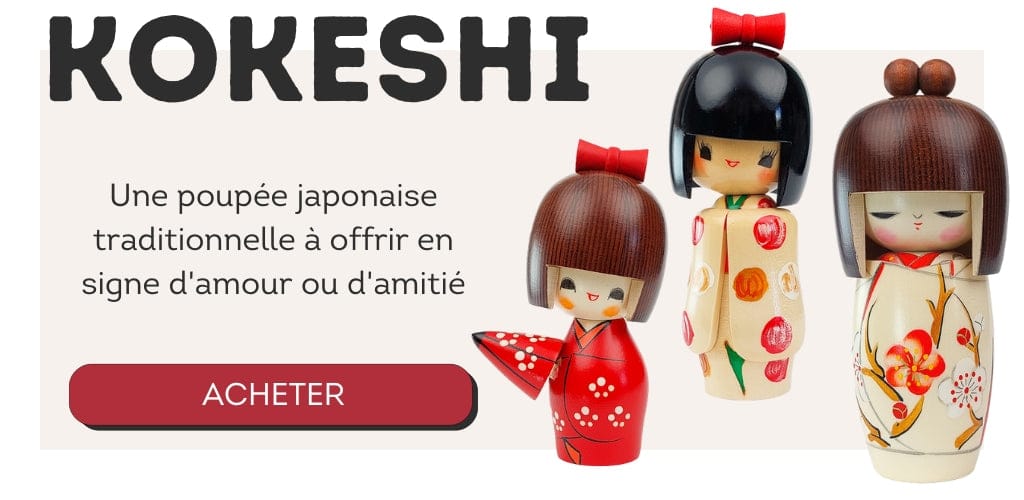 offrir une poupée kokeshi