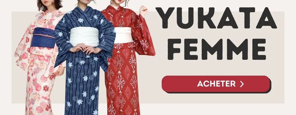acheter un yukata japonais femme