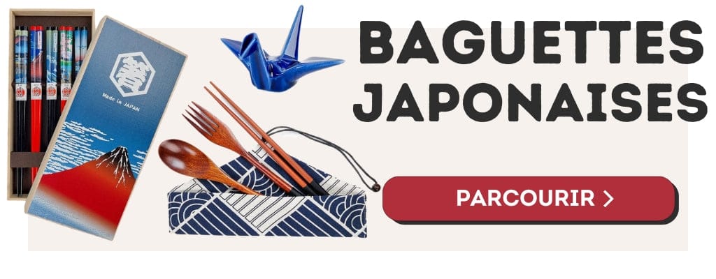 Set de baguettes en bambou japonaise Made in japan