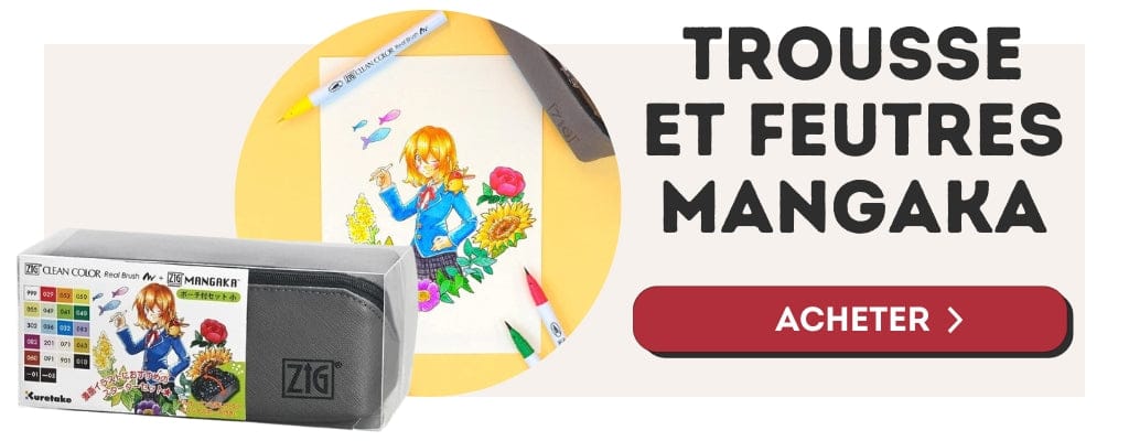 acheter trousse et feutres mangaka