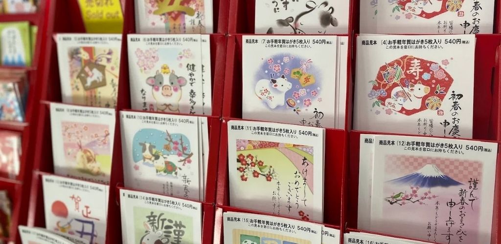 Japanese greeting card nengajo