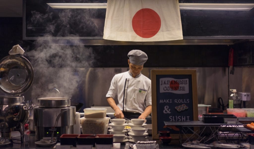 cuisinier japonais