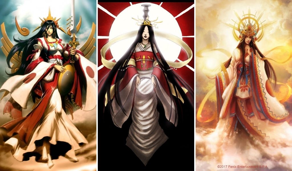 Solar Goddess Amaterasu, Divine Ancestor of the Japanese Imperial Family