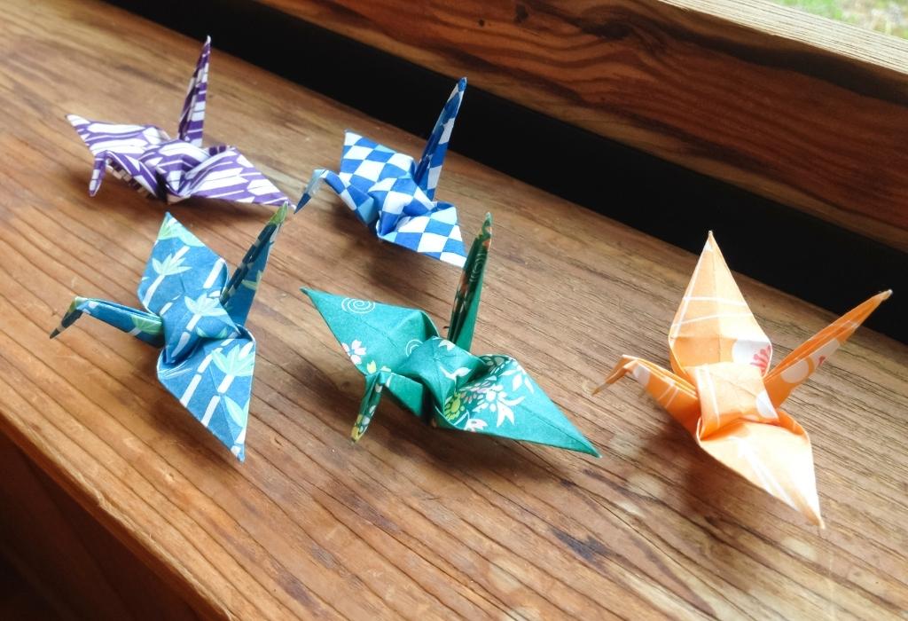 crane in origami