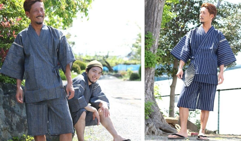 how to wear japanese jinbei