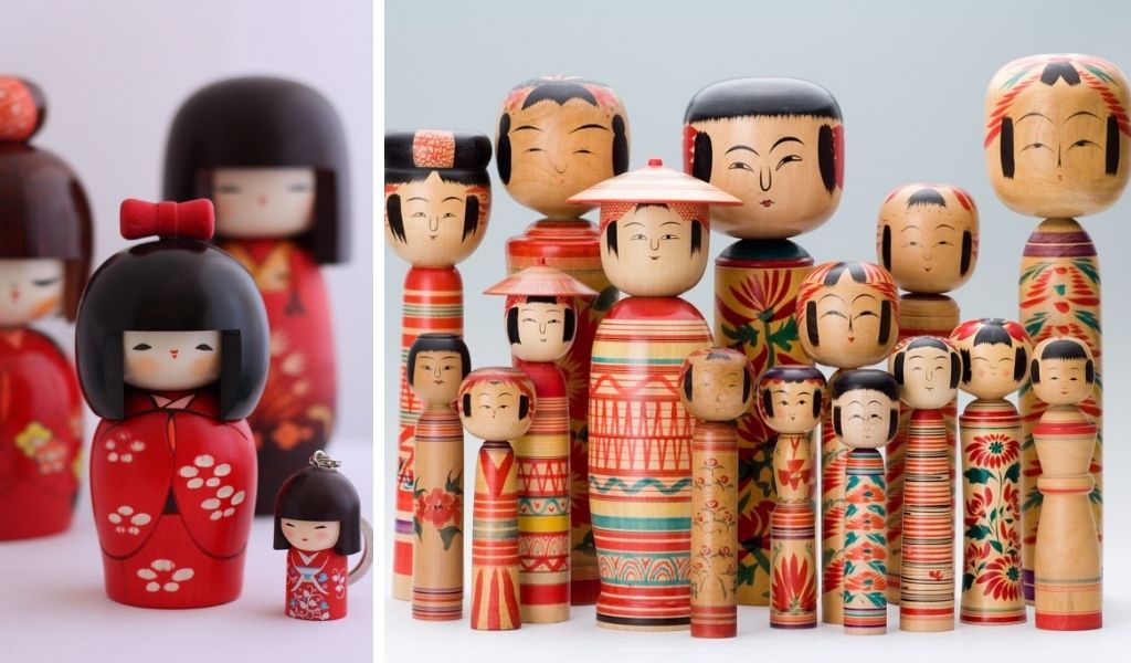 muñeca japonesa kokeshi