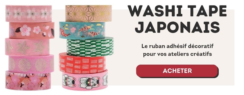 Quelle est la différence entre le Washi Tape et le ruban de masquage ?