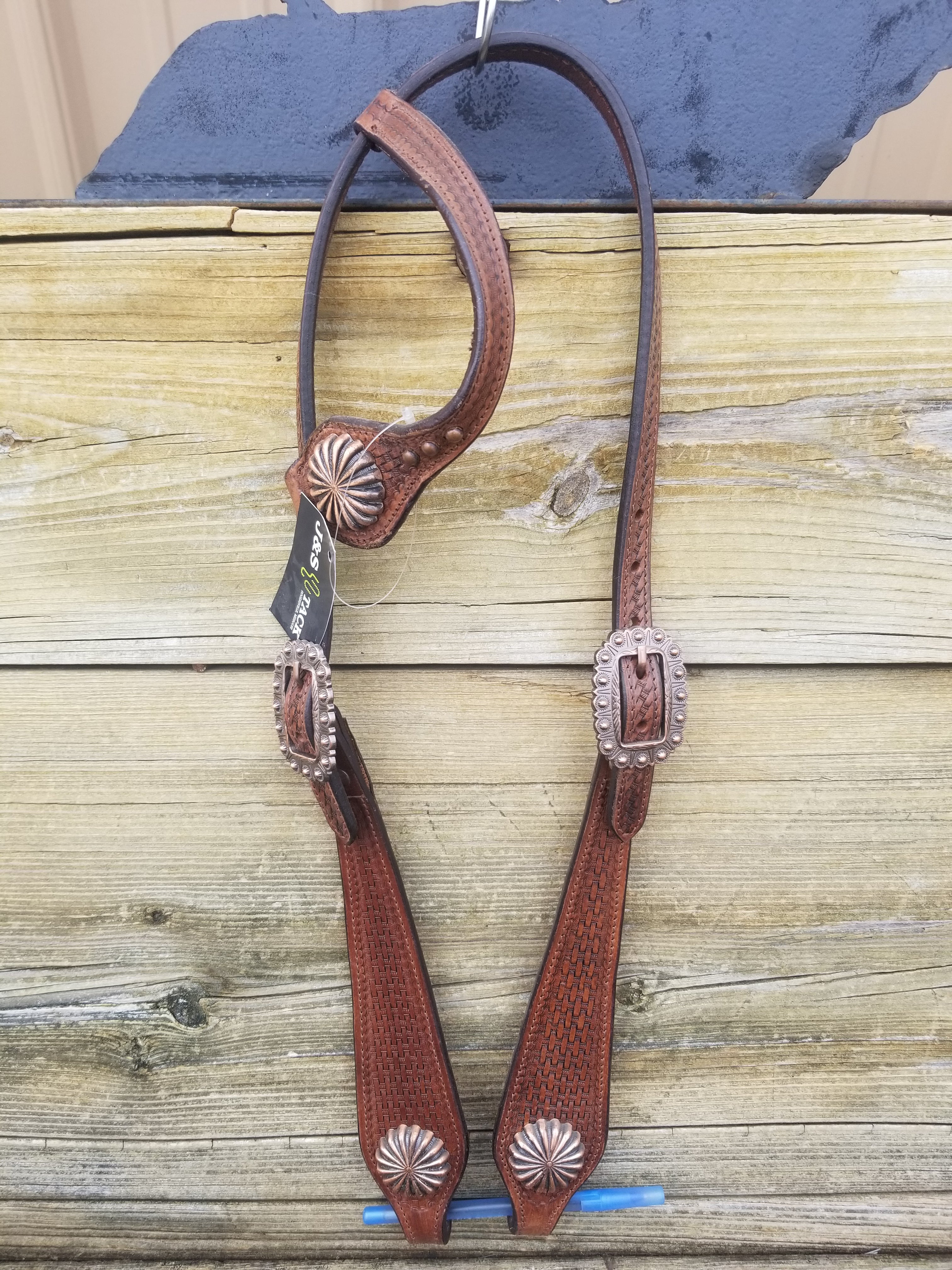 Tooled One Ear Headstall