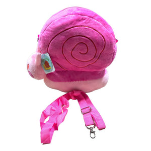 Plush Snail Purse - Pink Snurse