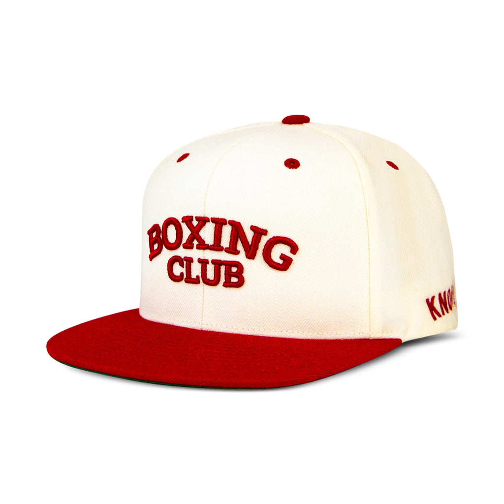 Boxing Club Hat - Red/White – KnockoutApparel
