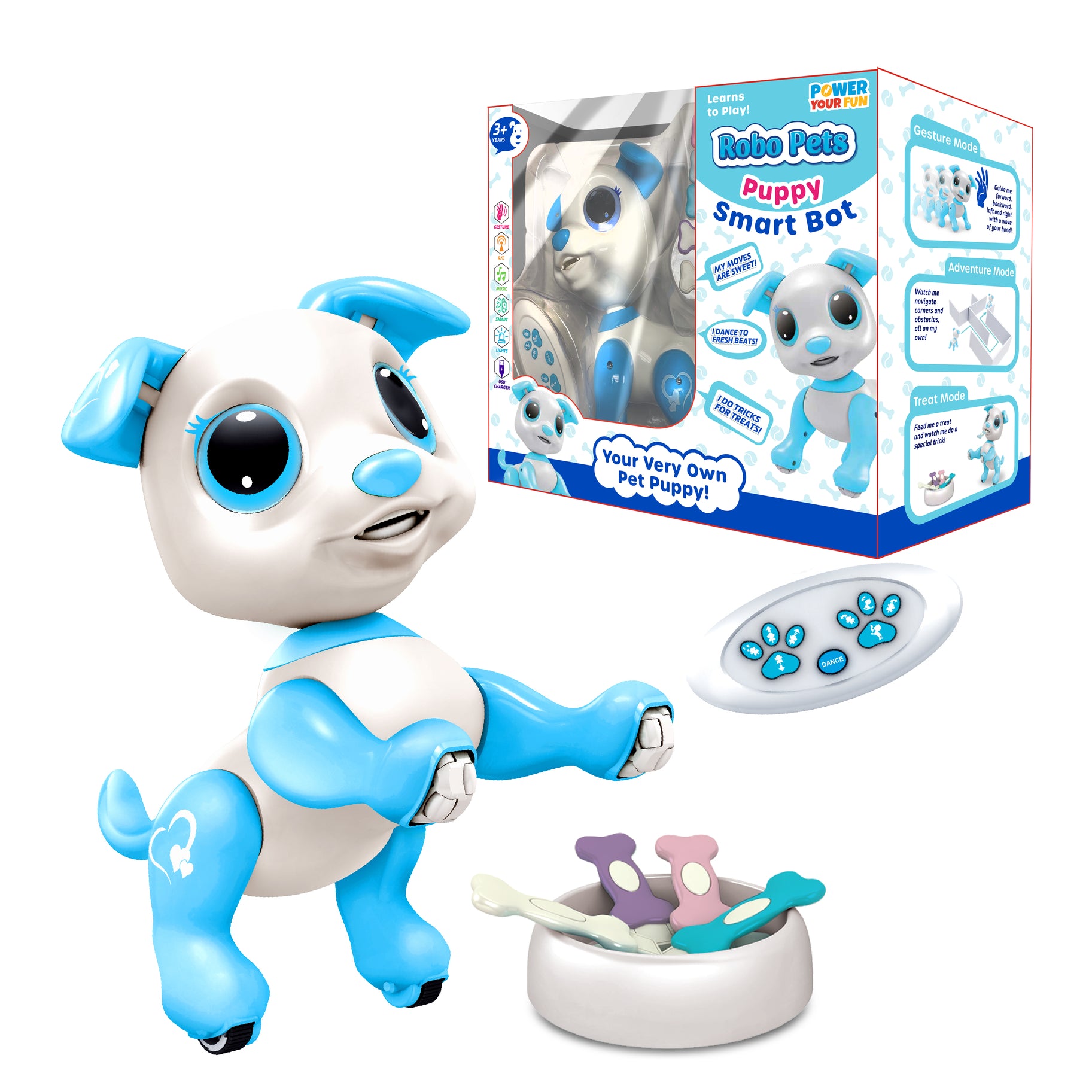 Bevæger sig ikke Betsy Trotwood ser godt ud Power Your Fun Robo Pets Robot Dog Toy – poweryourfun