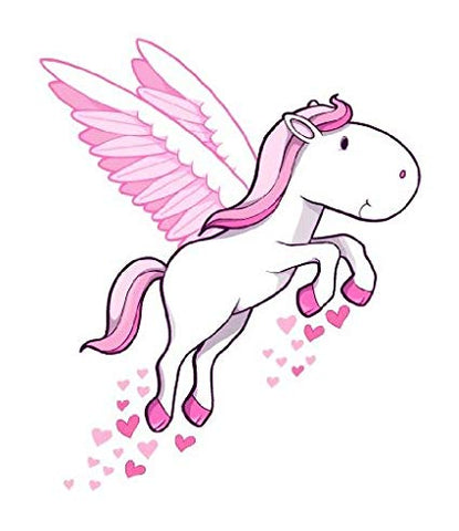 Photos A pink pegasus unicorn flying