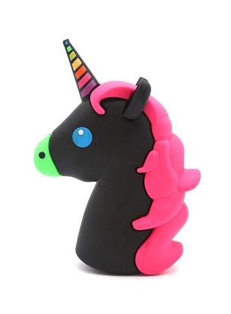 black unicorn figurine