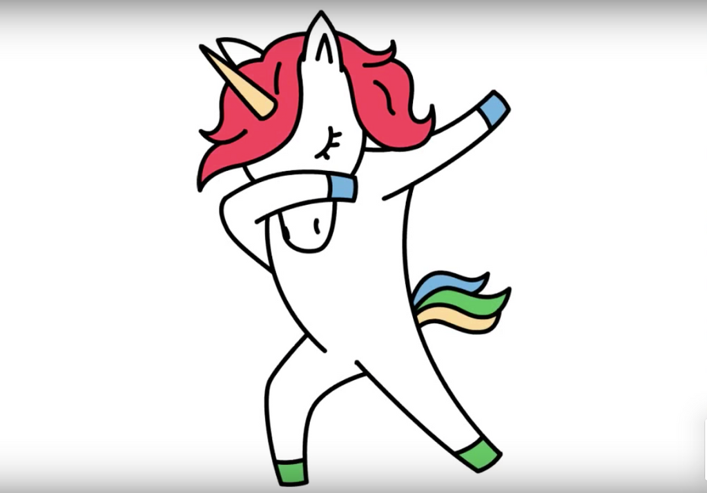 Dessin Licorne Dab Une Licorne