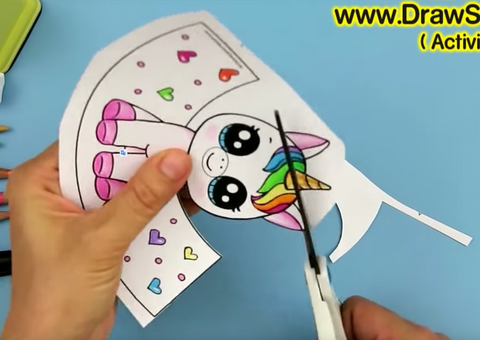 Schritt 5: Schneiden Sie das Papier entsprechend der Zeichnung aus