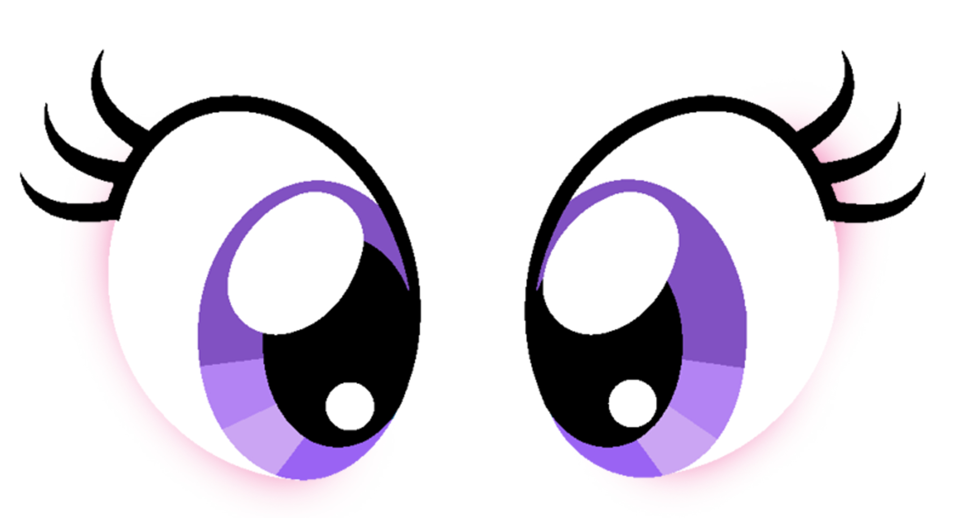 yeux licorne à imprimer violet