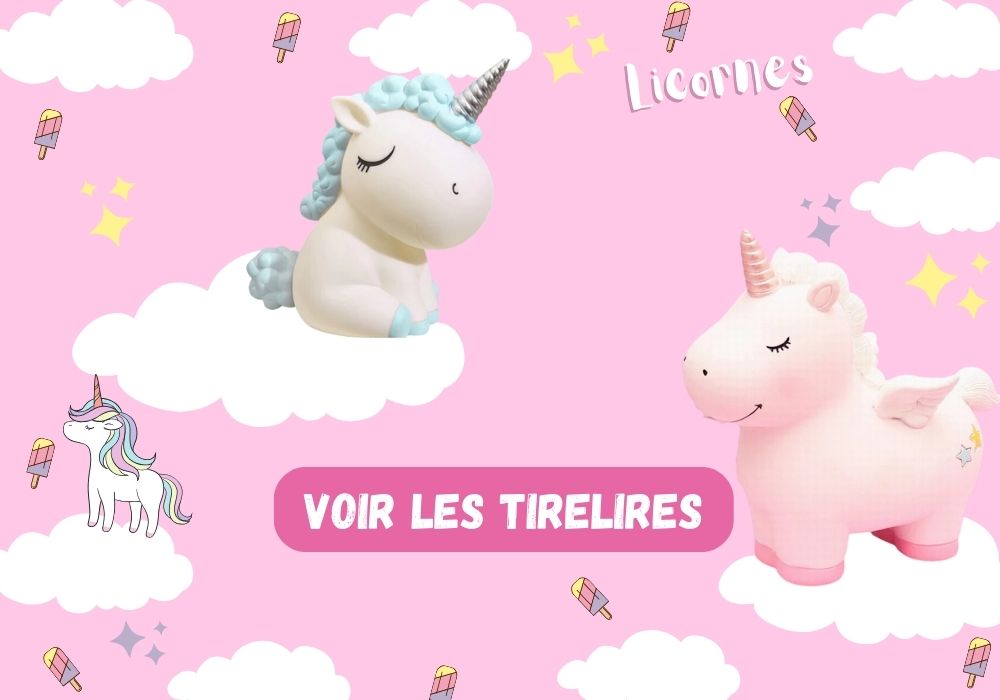 tirelire licorne