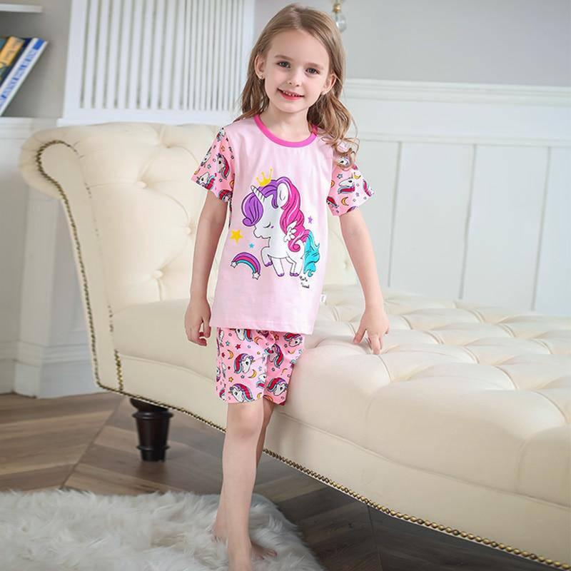 Panorama cemento patrocinado Pijama niña verano unicornio | Un unicornio
