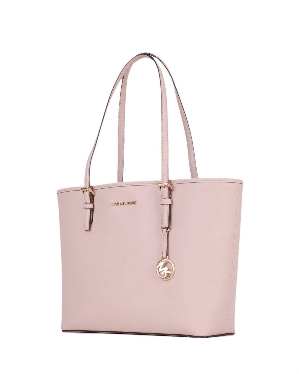 michael kors tote leather