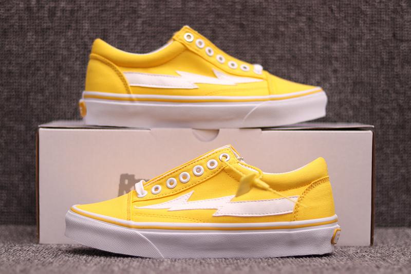 yellow lightning vans