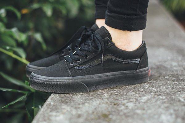 canvas old skool black