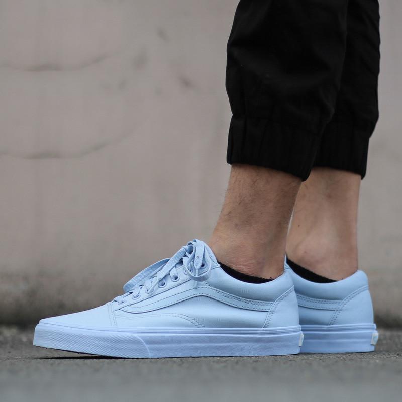 vans old skool canvas trainers white mono