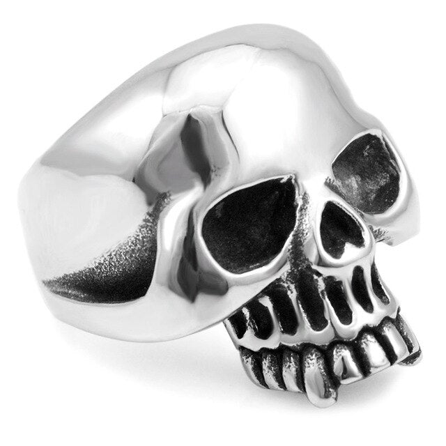 skull ring 925