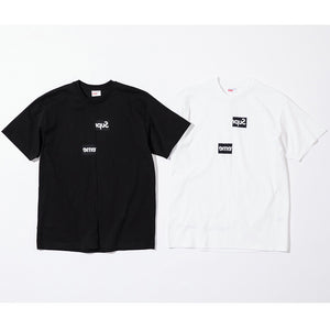 supreme x cdg black tee