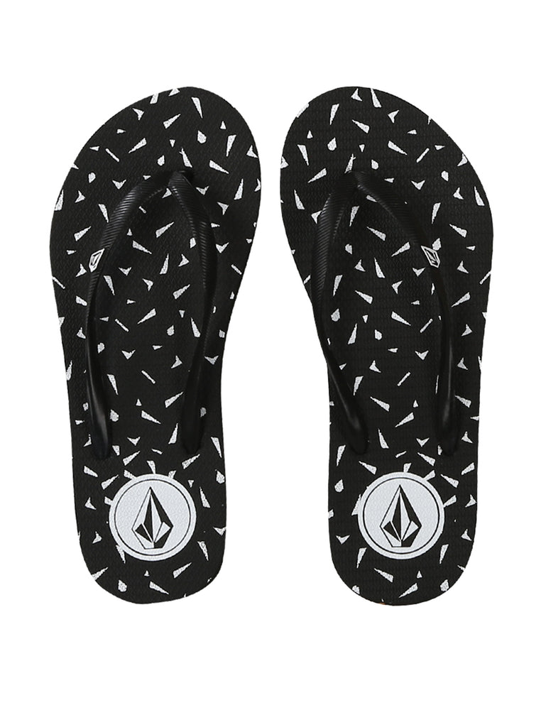 volcom black sandals