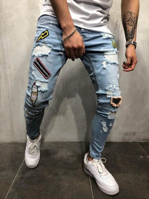 stylish ripped jeans mens