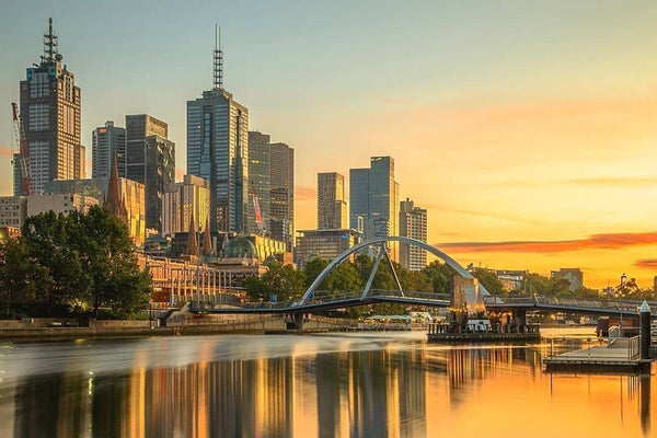 Eat a picnic hamper next to the Yarra River in Melbourne's CBD