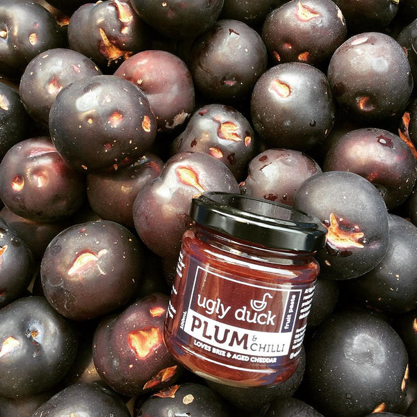 Plum jam made by Ugly Duck fine foods in Brisbane