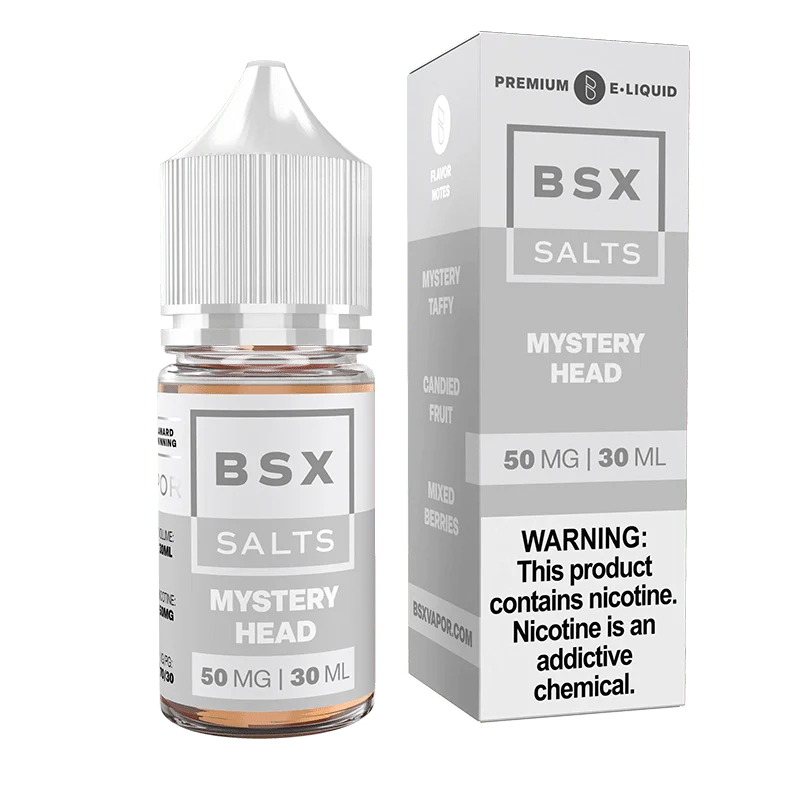 Glas BSX Mystery Head Nic Salt Vape Juice 30ml
