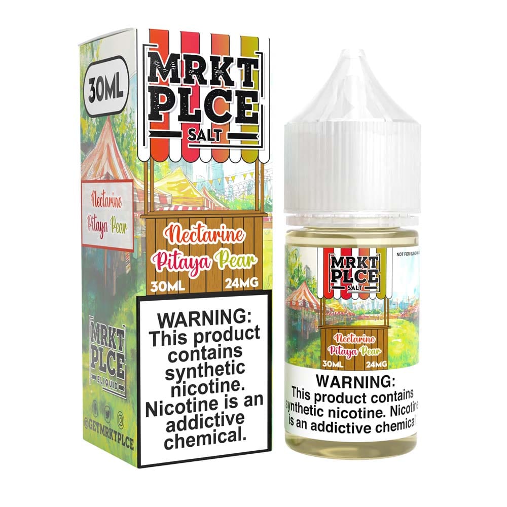 MRKT PLCE Salts Nectarine Pitaya Pear 30ml Nic Salt Vape Juice