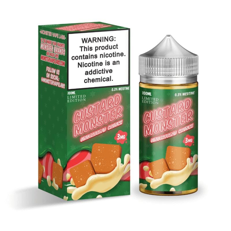 Custard Monster NTD Gingerbread Crunch Vape Juice 100ml