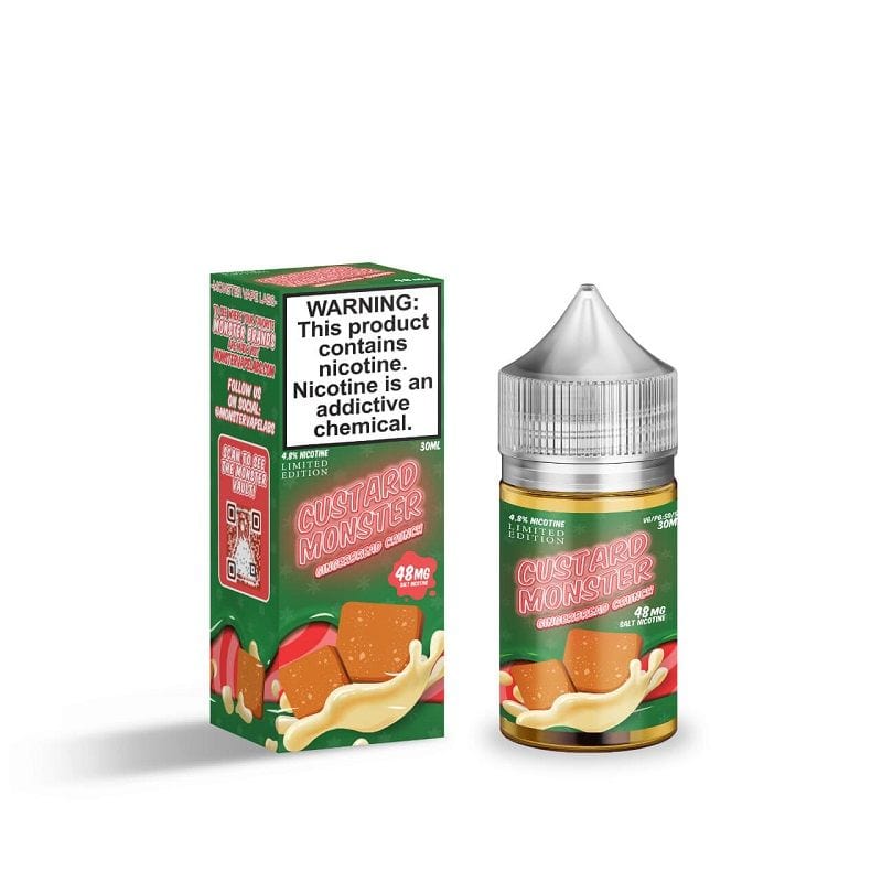 Custard Monster NTD Gingerbread Crunch Nic Salt Vape Juice 30ml