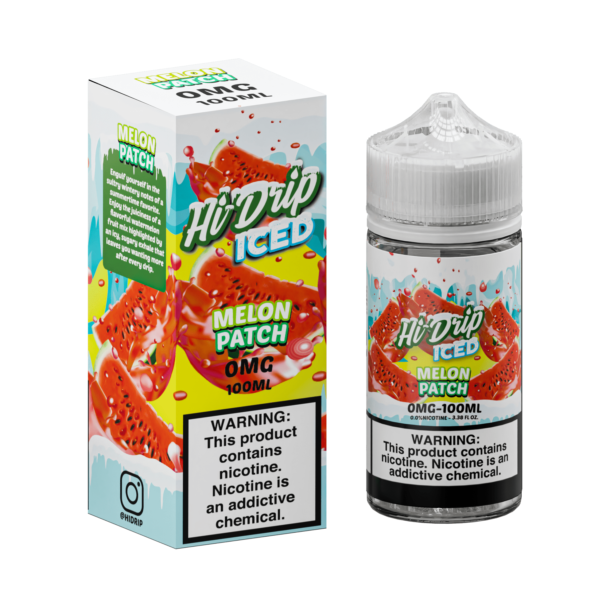 Hi-Drip Iced Melon Patch 100ml Vape Juice