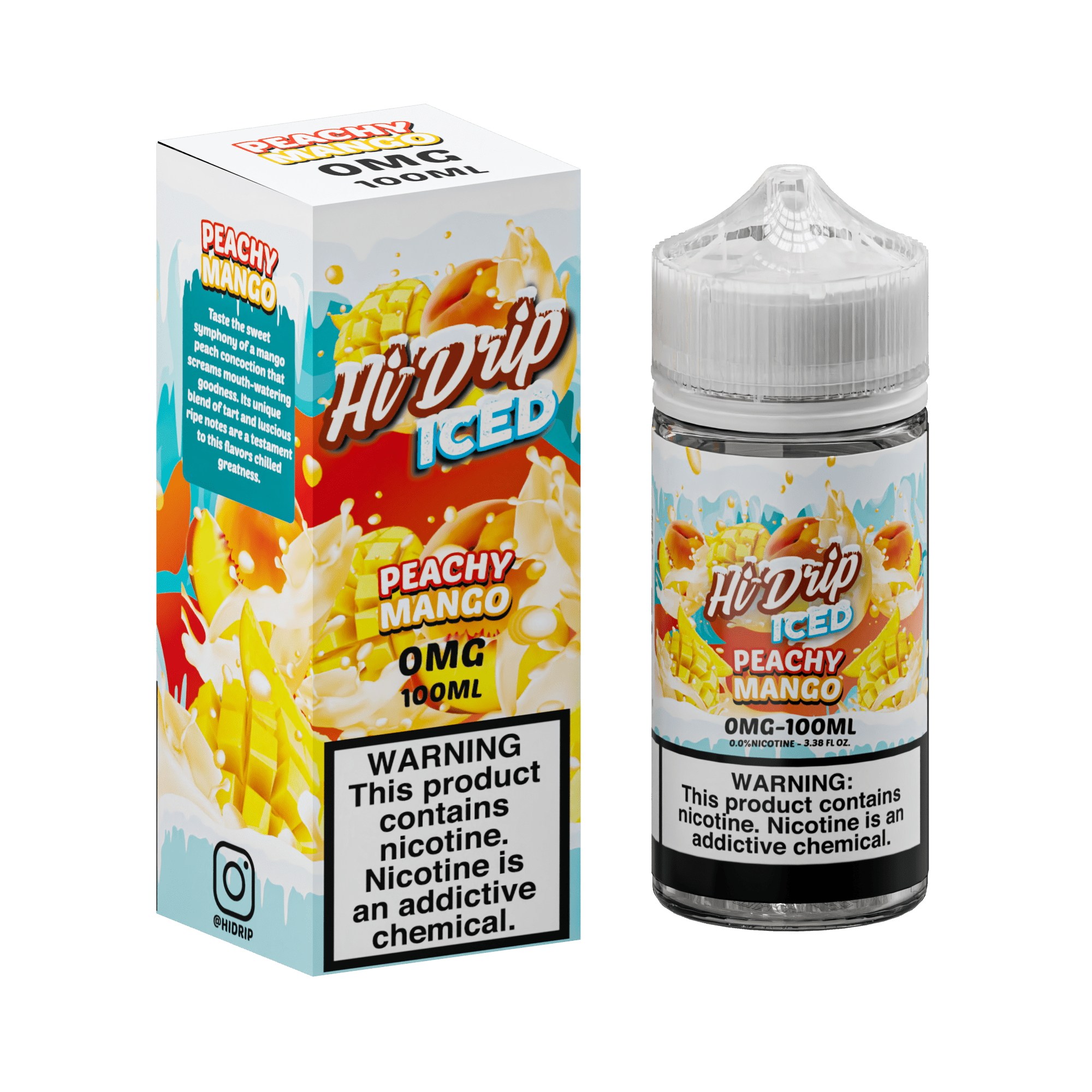 Hi-Drip Iced Peachy Mango 100ml Vape Juice