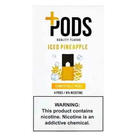 Plus Pods 6% Nicotine Ice Pineapple (Pack of 4)