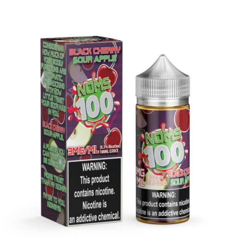 Noms 100 Black Cherry Sour Apple Vape Juice 100ml